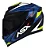 CAPACETE ASX EAGLE STREET BRILHO PRETO/AZUL/AMARELO - Imagem 1