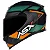 CAPACETE ASX EAGLE FAST BRILHO PRETO/VERDE/GRAFITE - Imagem 1