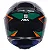 CAPACETE ASX EAGLE FAST BRILHO PRETO/VERDE/GRAFITE - Imagem 3