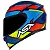 CAPACETE ASX EAGLE FAST FOSCO AZUL/VERMELHO/AZUL - Imagem 1