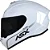 CAPACETE ASX DRAKEN SOLID BRILHO BRANCO - Imagem 1