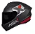 CAPACETE ASX DRAKEN COUGAR FOSCO CINZA/PRETO/VERMELHO - Imagem 1
