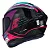 CAPACETE ASX DRAKEN COUGAR BRILHO PRETO/PINK/TIFFANY - Imagem 4