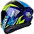 CAPACETE ASX DRAKEN VECTOR BRILHO AZUL/AMARELO - Imagem 3