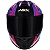 CAPACETE ASX DRAKEN VECTOR BRILHOO PRETO/LILAS/ROSA - Imagem 2