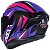 CAPACETE ASX DRAKEN VECTOR BRILHOO PRETO/LILAS/ROSA - Imagem 3