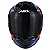CAPACETE ASX DRAKEN UK BRILHO PRETO/VERMELHO/AZUL - Imagem 2