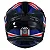 CAPACETE ASX DRAKEN UK BRILHO PRETO/VERMELHO/AZUL - Imagem 3