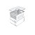 Organizador Geladeira/frigobar 2,2l Transparente Clear Fresh - Imagem 3
