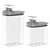 Conjunto 2 Dispenser 2,3l + 1,5lorganizador Lavanderia Para Sabão Amaciante - Imagem 2