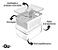 Kit 2 Potes Organizador De Geladeira Verduras Frutas Clear - Imagem 3