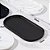 Kit 2 Bandeja Prato Oval 24 X 12cm Melamina Multiuso Preto - Imagem 5