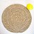 Jogo Americano Sousplat Fibra Natural Redondo 1 Unidade 36cm - Imagem 7