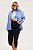 Saia Jeans Midi Plus Size Preta - Imagem 17