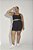 Bermuda Fitness Plus Size Canelada Preta - Imagem 3