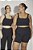 Bermuda Fitness Plus Size Canelada Preta - Imagem 6