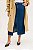 Saia Jeans Midi Plus Size Azul Escura - Imagem 19