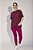 Camiseta Fitness Plus Size 787&CO Vinho - Imagem 2