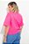 Camiseta Jessica Pink Bordada Branca - Imagem 3