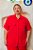 Camisa Manga Curta Vermelha - Imagem 1