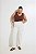 Calça Mom Jeans Vintage Plus Size Barbara Off White - Imagem 4