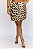Saia Jeans Plus Size Animal Print - Imagem 1