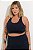 Top Fitness Plus Size Serena Preta - Imagem 1