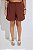 Shorts Alfaiataria Suelen Tencel Marrom - Imagem 2