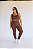 Top Fitness Plus Size Canelado Cacau - Imagem 3