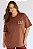 Camiseta Fitness Plus Size 787&CO Mocha - Imagem 1