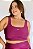 Top Fitness Plus Size Metallic Cherry - Imagem 1