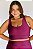 Top Fitness Plus Size Serena Metallic Cherry - Imagem 2