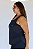 Regata Fitness Plus Size Tech Preta - Imagem 3