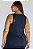 Regata Fitness Plus Size Tech Preta - Imagem 4