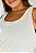Regata Fitness Plus Size Tech Off White - Imagem 2