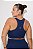 Top Fitness Plus Size Serena Marinho Navy - Imagem 1