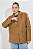 Blazer Manhatann Sarja Com Efeito Camurça Mocha - Imagem 1