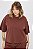 Blusa Confort Chloé Marrom - Imagem 3