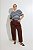 Calça Jeans Baggy Plus Size Chocolate Com Regulagem - Imagem 5