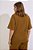Blusa Polo Manga Curta Fashion Tricot Amêndoa - Imagem 6