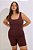 Macaquinho Fitness Plus Size Mocha - Imagem 1