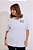 Camiseta Fitness Plus Size 787&Co Branca e Preta - Imagem 1