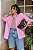 Camisa Alfaiataria Oxford Rosa Sakura - Imagem 10