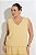 Regata Suzana Crepe Amarelo Suave - Imagem 3