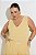Regata Suzana Crepe Amarelo Suave - Imagem 1