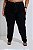 Calça Jeans Reta Plus Size Isabella Black - Imagem 1