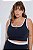 Top Fitness Plus Size Duo Preto e Branco - Imagem 3