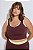 Top Fitness Plus Size Duo Marrom e Amarelo - Imagem 1
