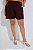 Shorts Crochet Marrom - Imagem 1