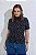 Blusa Manoela Manga Curta Poá Preto - Imagem 1